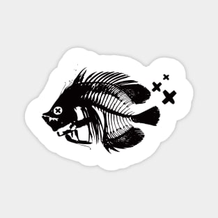 Happy dead fish Sticker